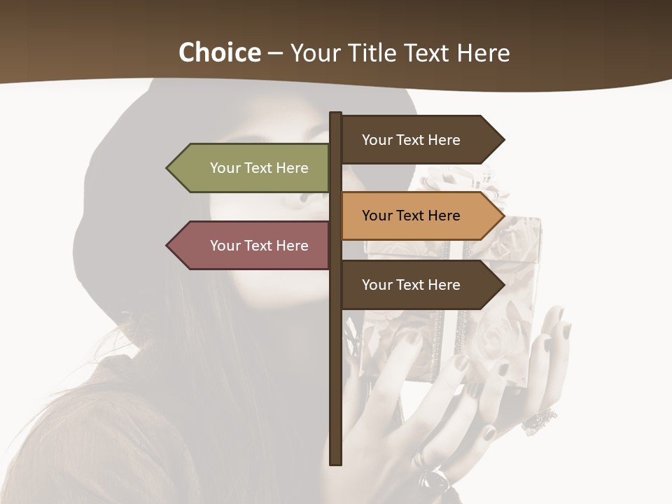 People Cute Person PowerPoint Template