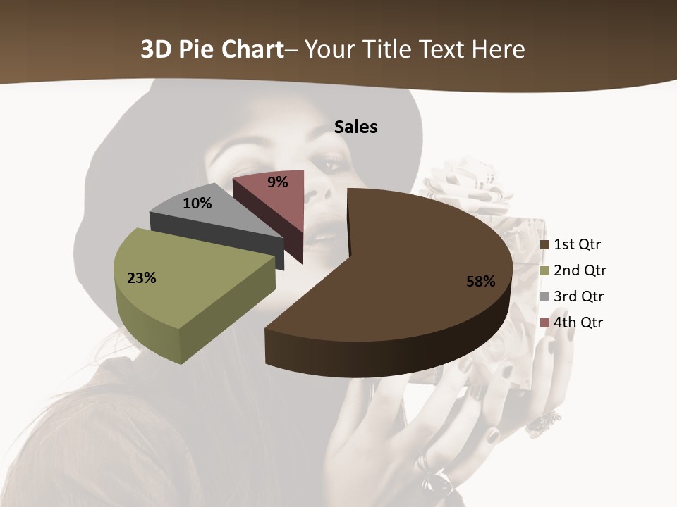 People Cute Person PowerPoint Template