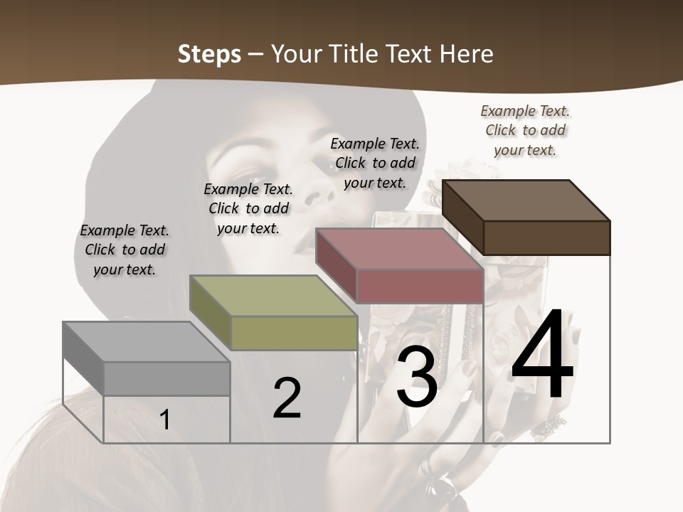 People Cute Person PowerPoint Template