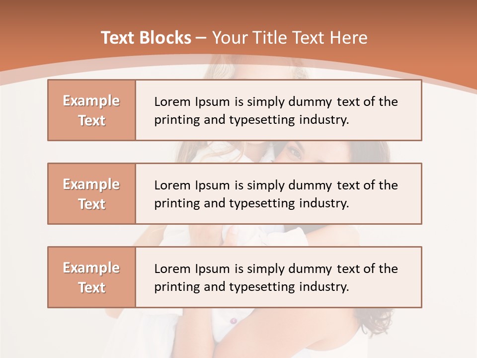 Down Play Hugging PowerPoint Template