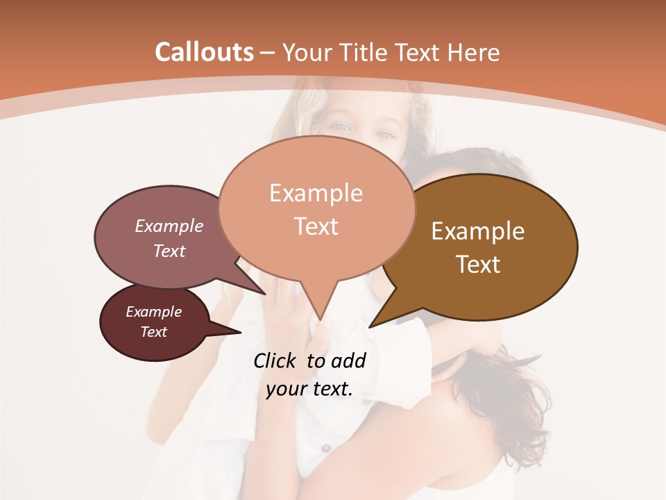 Down Play Hugging PowerPoint Template