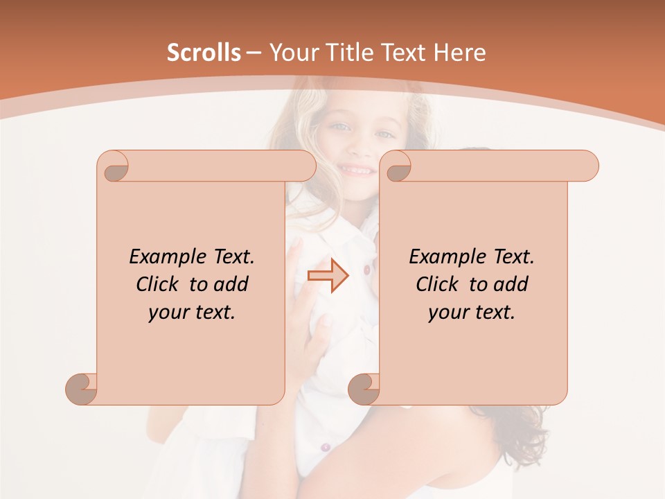 Down Play Hugging PowerPoint Template
