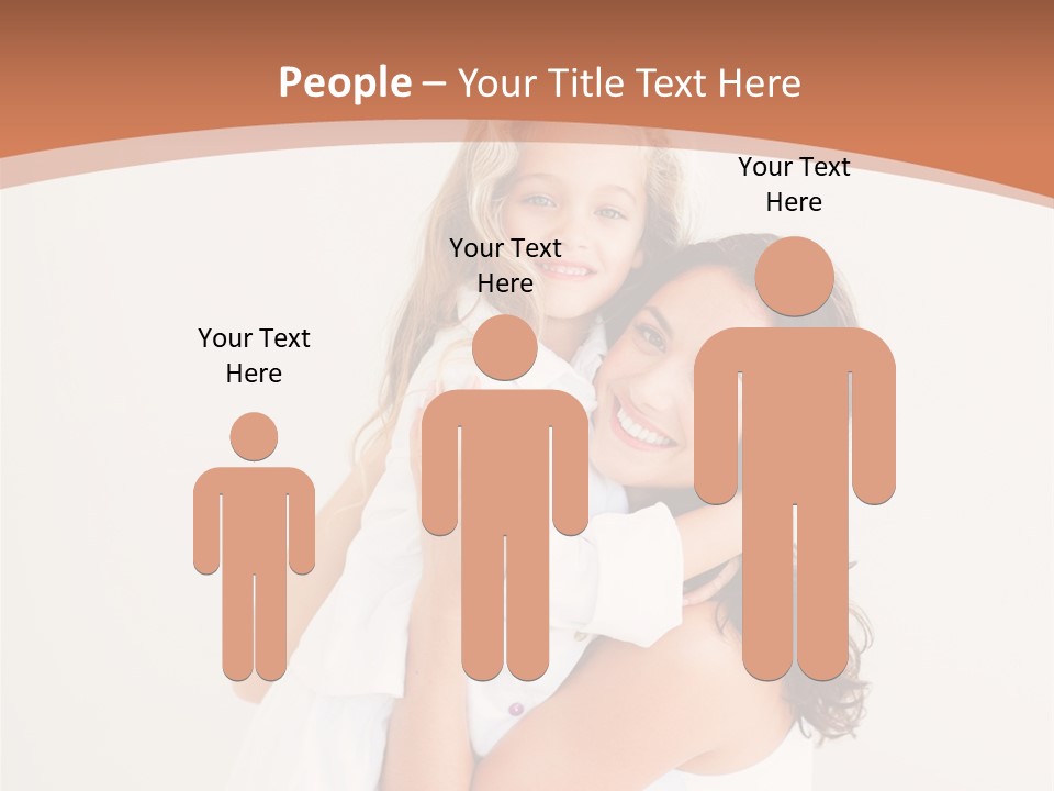 Down Play Hugging PowerPoint Template