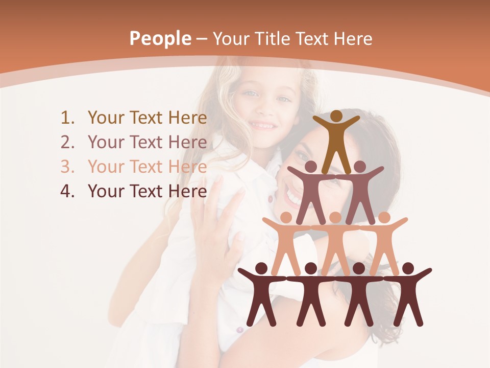 Down Play Hugging PowerPoint Template