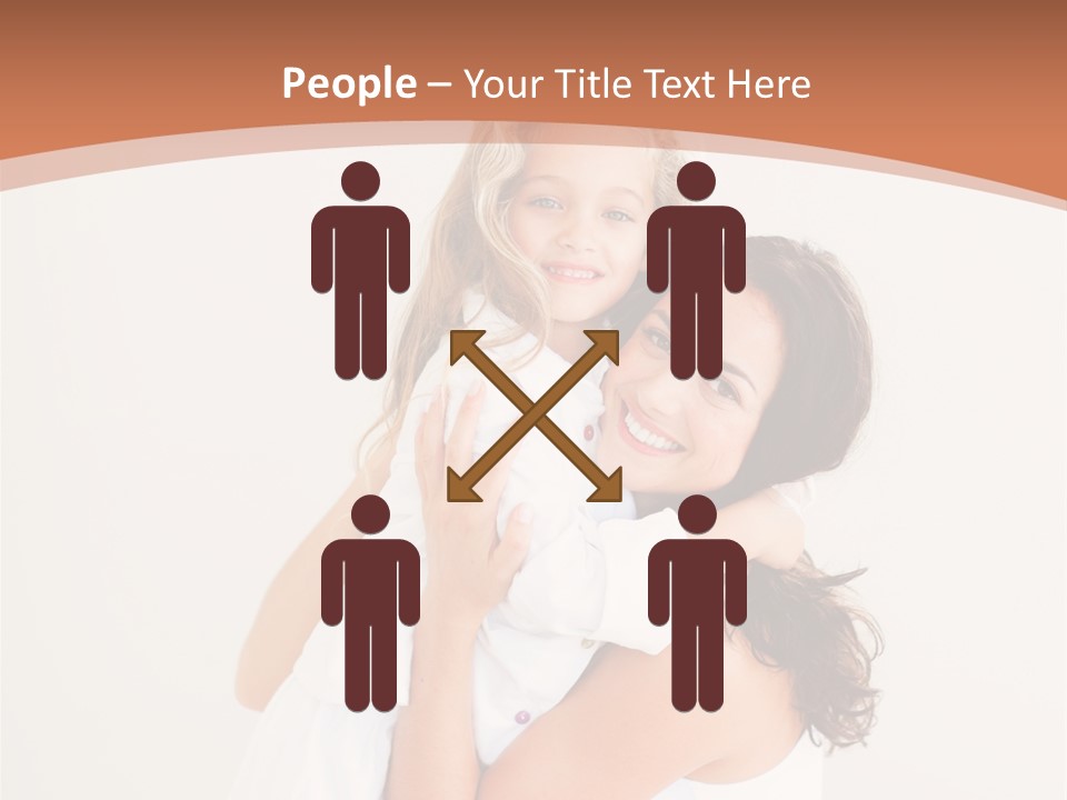 Down Play Hugging PowerPoint Template