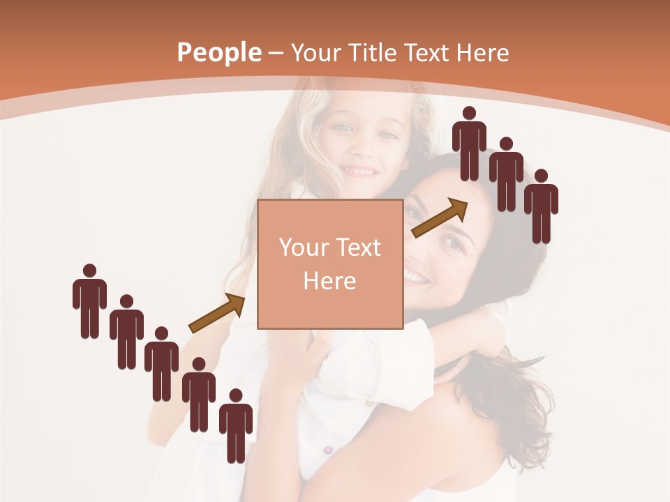 Down Play Hugging PowerPoint Template