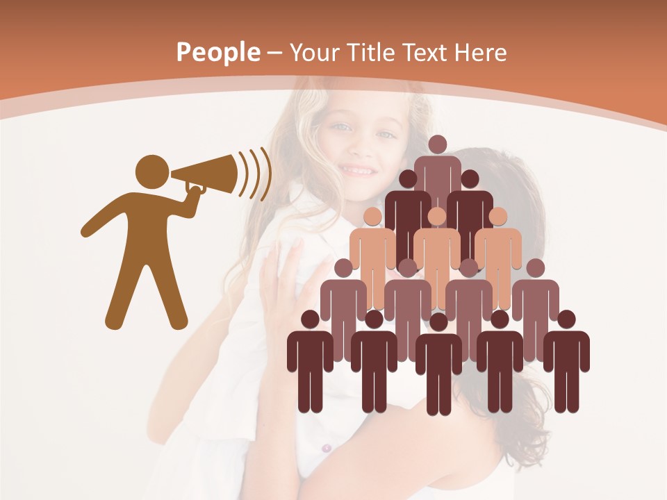 Down Play Hugging PowerPoint Template