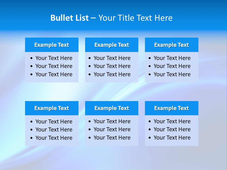 Publicity Print Water PowerPoint Template