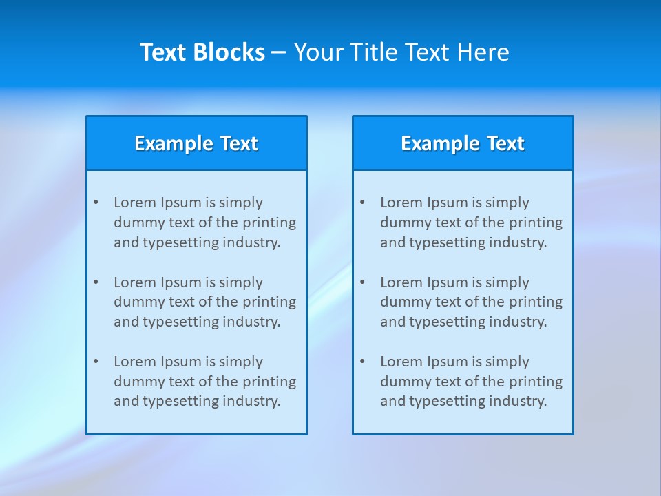 Publicity Print Water PowerPoint Template
