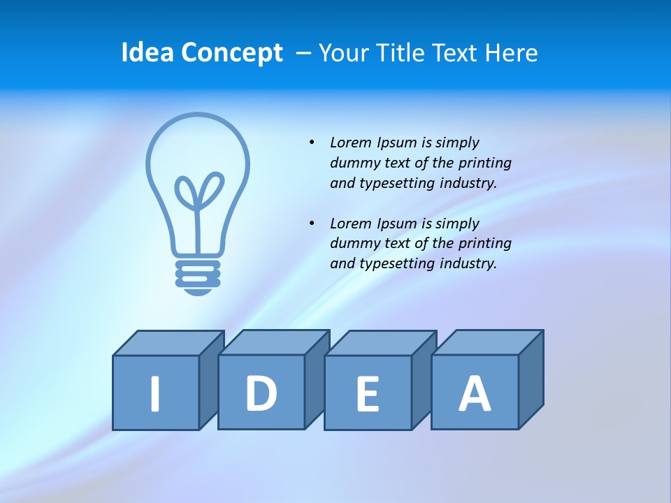 Publicity Print Water PowerPoint Template