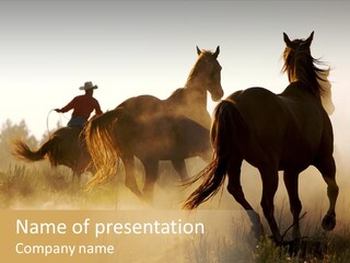 Kick Evening Lasso PowerPoint Template