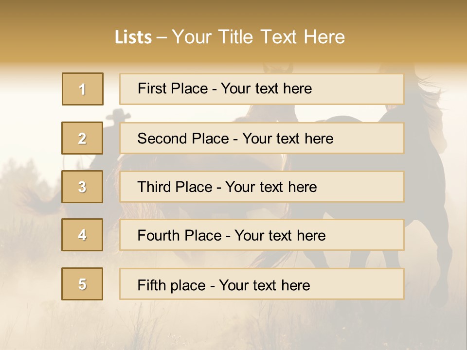 Kick Evening Lasso PowerPoint Template