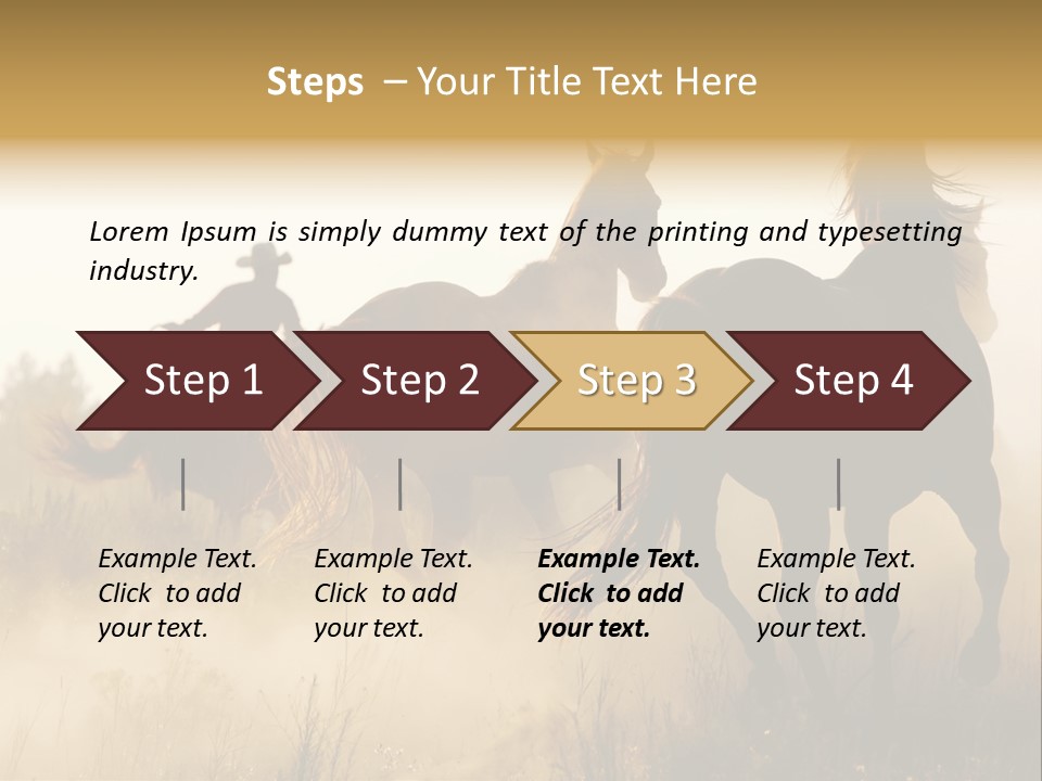 Kick Evening Lasso PowerPoint Template