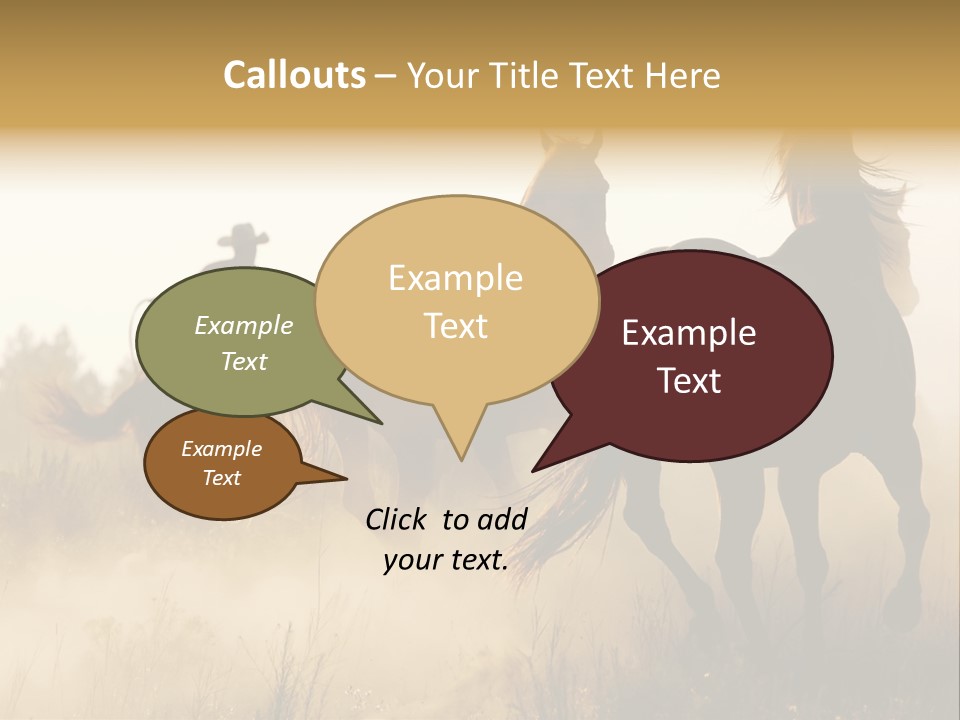 Kick Evening Lasso PowerPoint Template