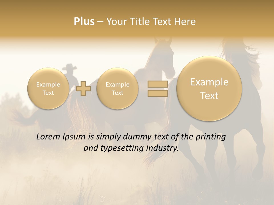 Kick Evening Lasso PowerPoint Template