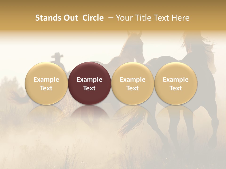 Kick Evening Lasso PowerPoint Template