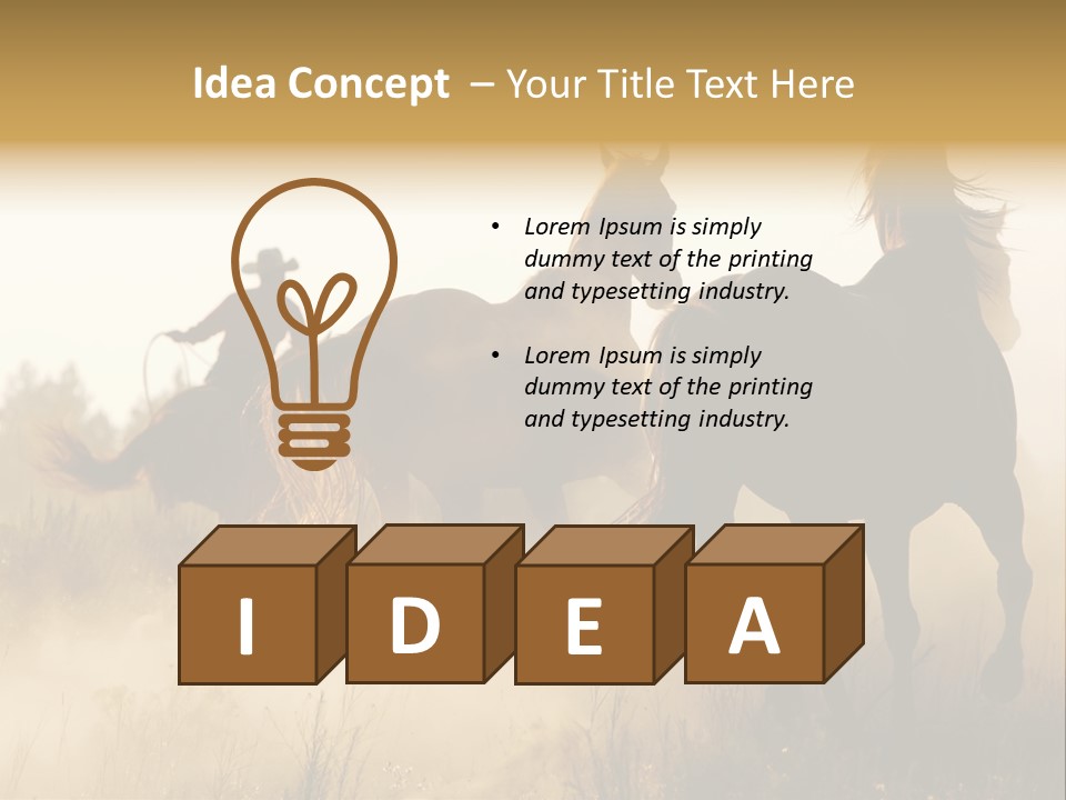 Kick Evening Lasso PowerPoint Template