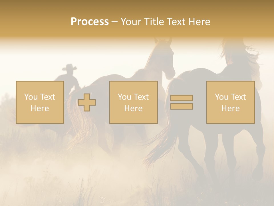 Kick Evening Lasso PowerPoint Template