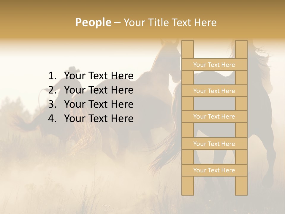 Kick Evening Lasso PowerPoint Template