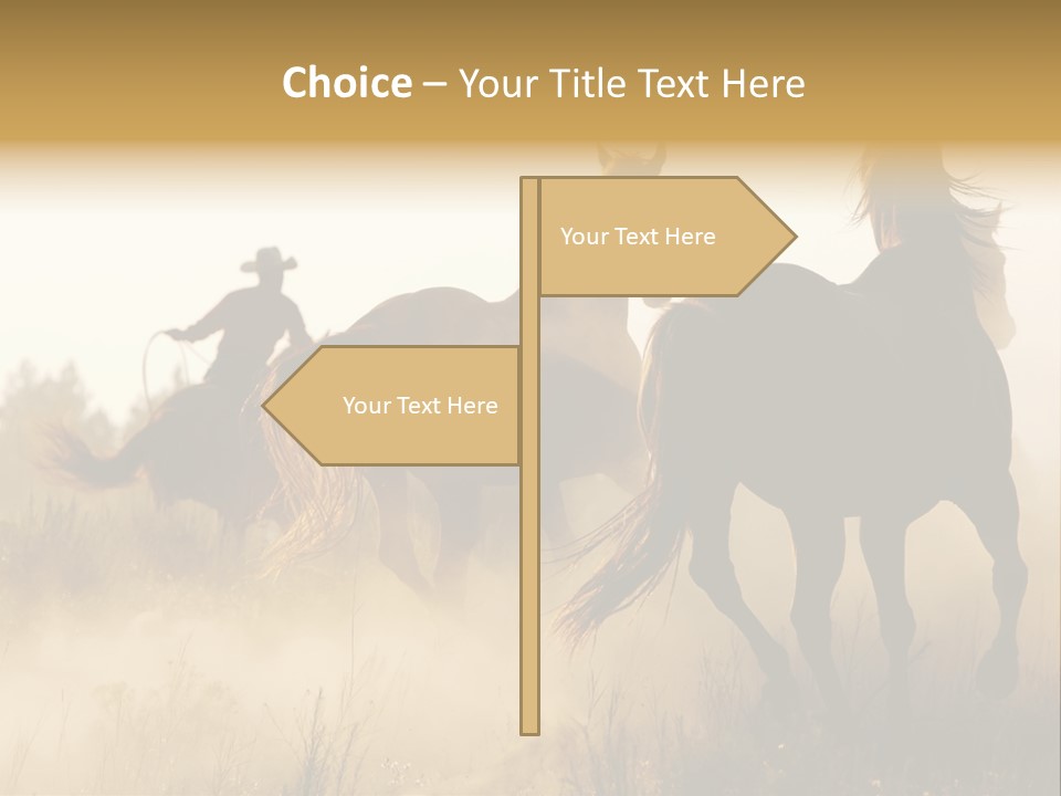 Kick Evening Lasso PowerPoint Template