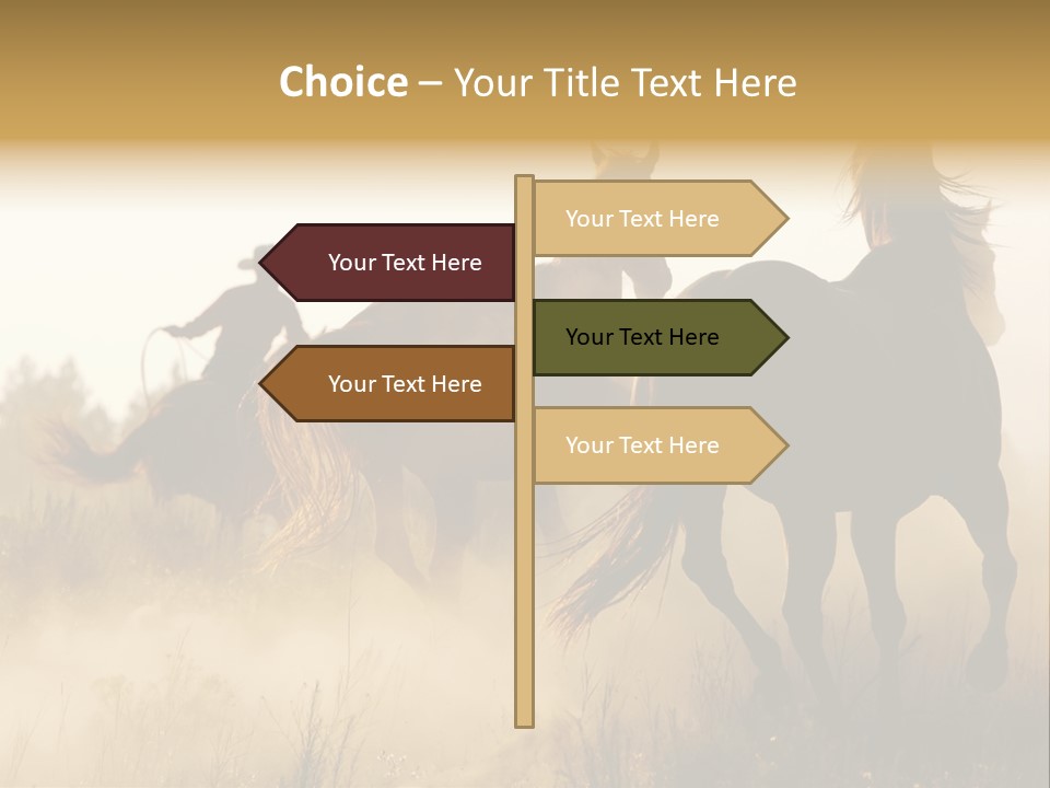 Kick Evening Lasso PowerPoint Template