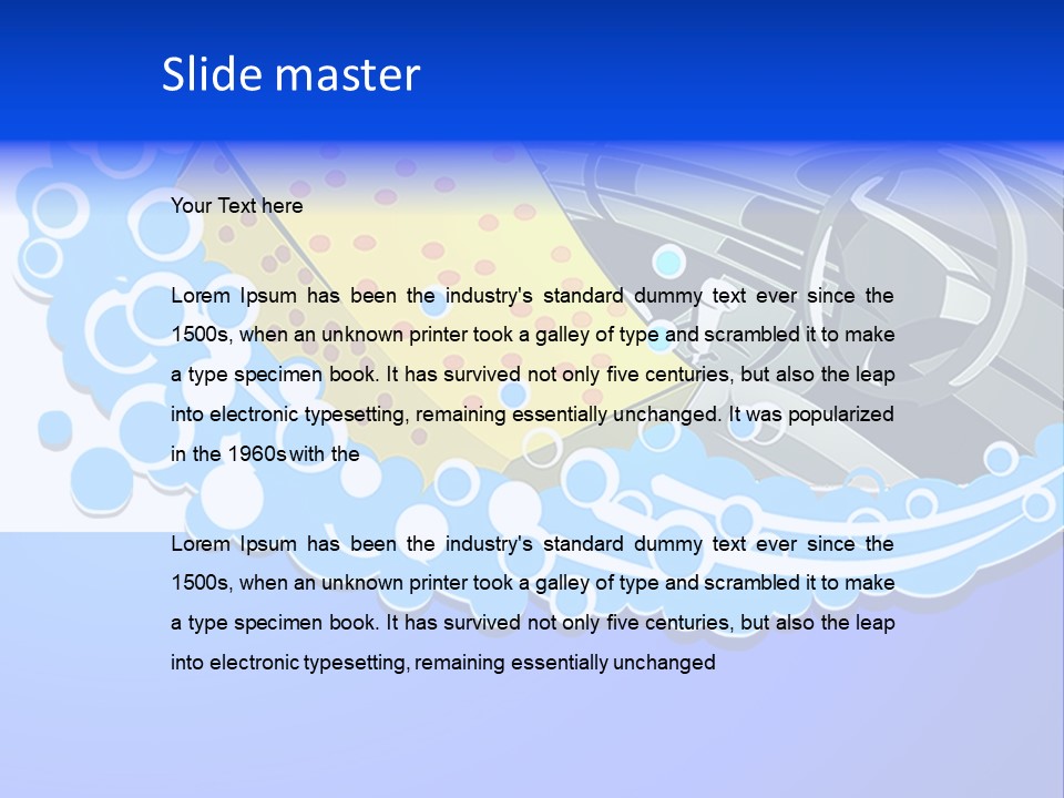 Rudder Vehicle Shampoo PowerPoint Template