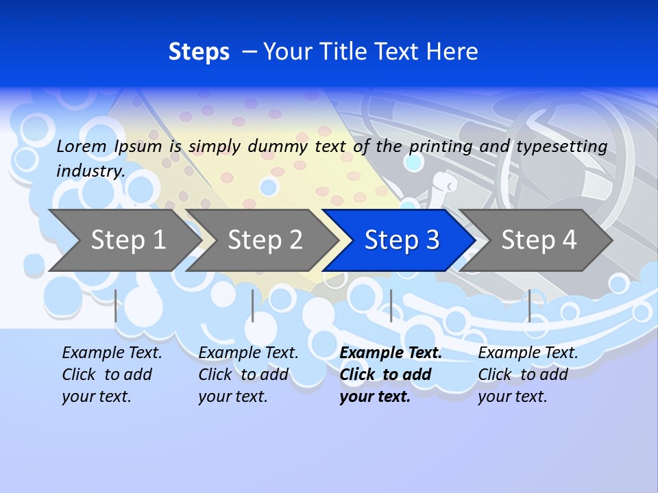 Rudder Vehicle Shampoo PowerPoint Template