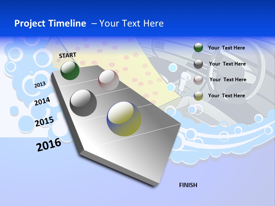 Rudder Vehicle Shampoo PowerPoint Template