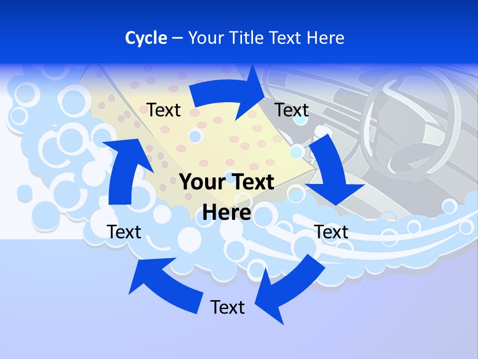 Rudder Vehicle Shampoo PowerPoint Template