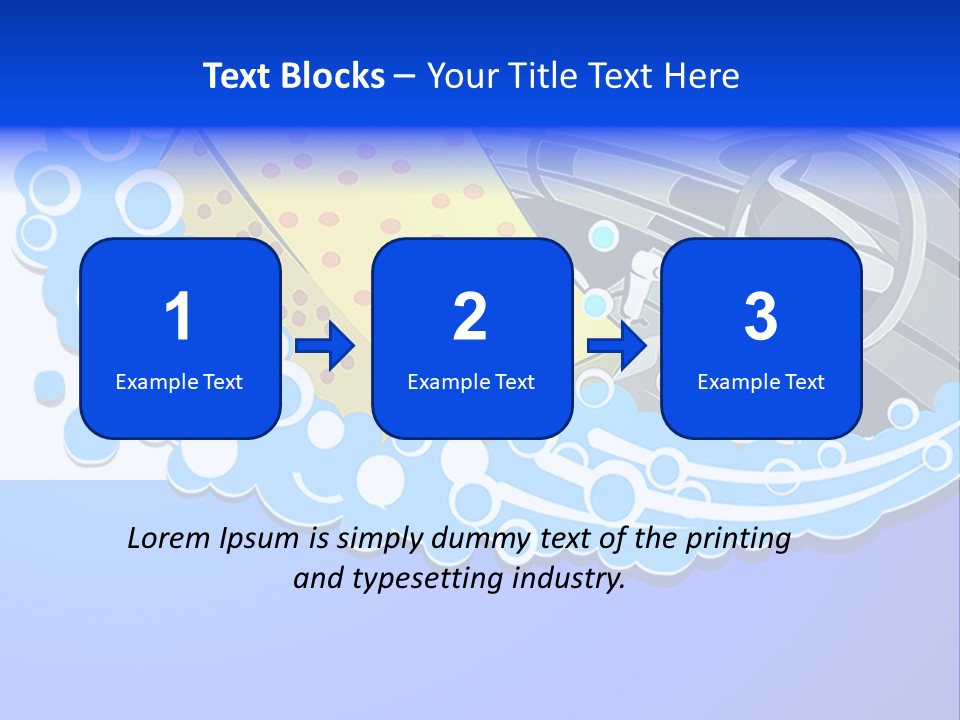 Rudder Vehicle Shampoo PowerPoint Template