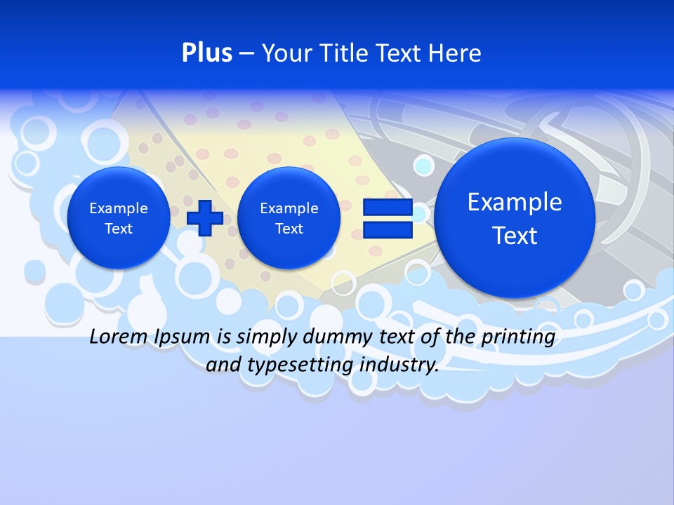 Rudder Vehicle Shampoo PowerPoint Template