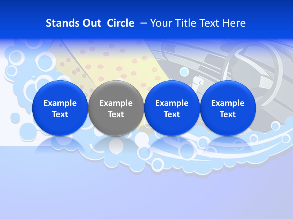 Rudder Vehicle Shampoo PowerPoint Template