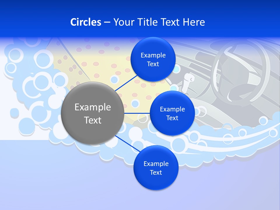 Rudder Vehicle Shampoo PowerPoint Template
