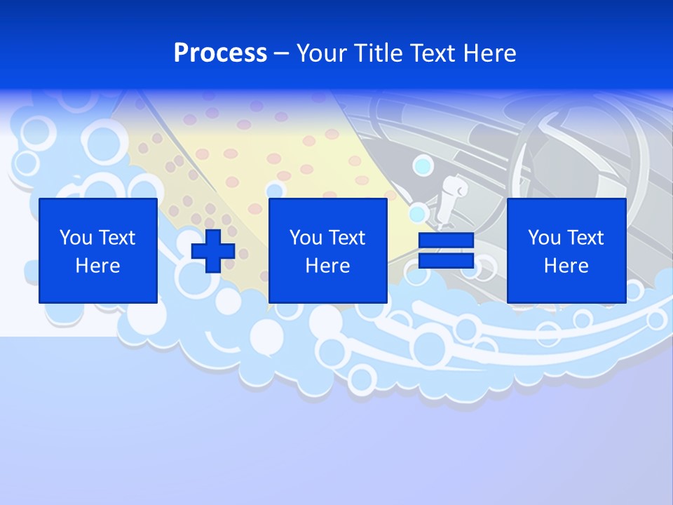 Rudder Vehicle Shampoo PowerPoint Template