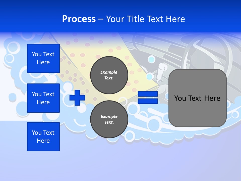 Rudder Vehicle Shampoo PowerPoint Template