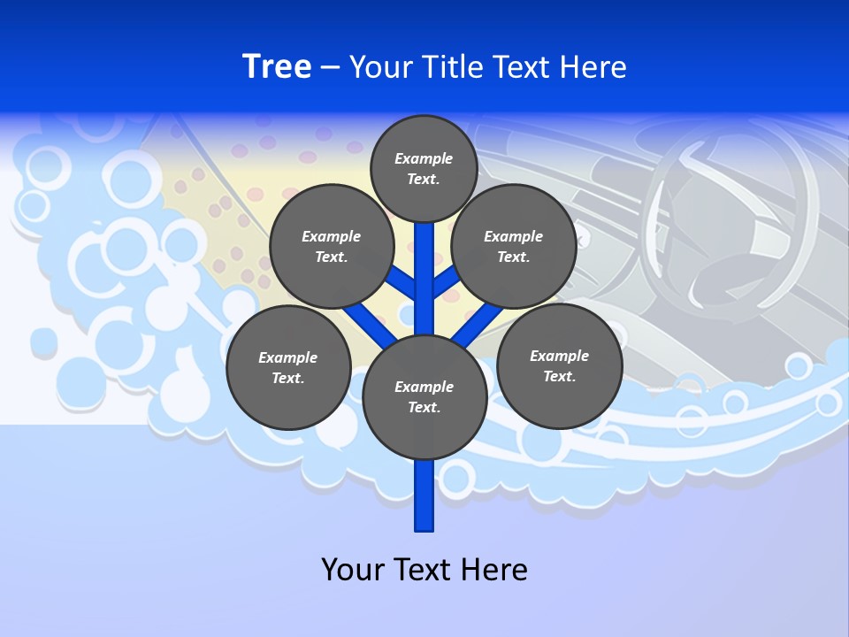 Rudder Vehicle Shampoo PowerPoint Template