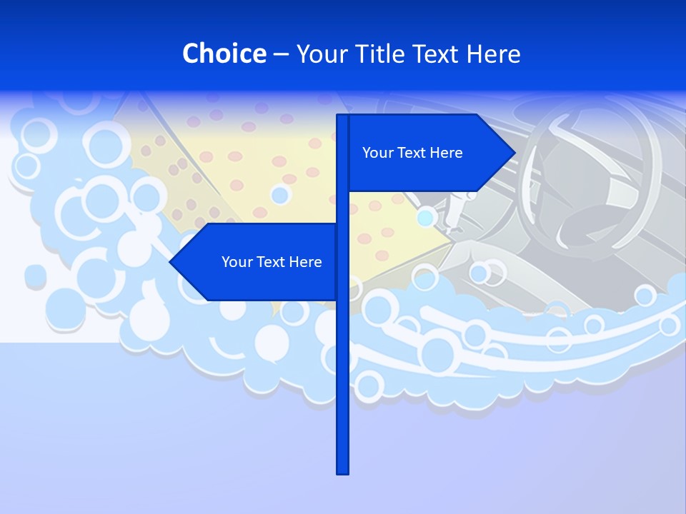 Rudder Vehicle Shampoo PowerPoint Template