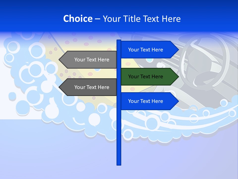 Rudder Vehicle Shampoo PowerPoint Template