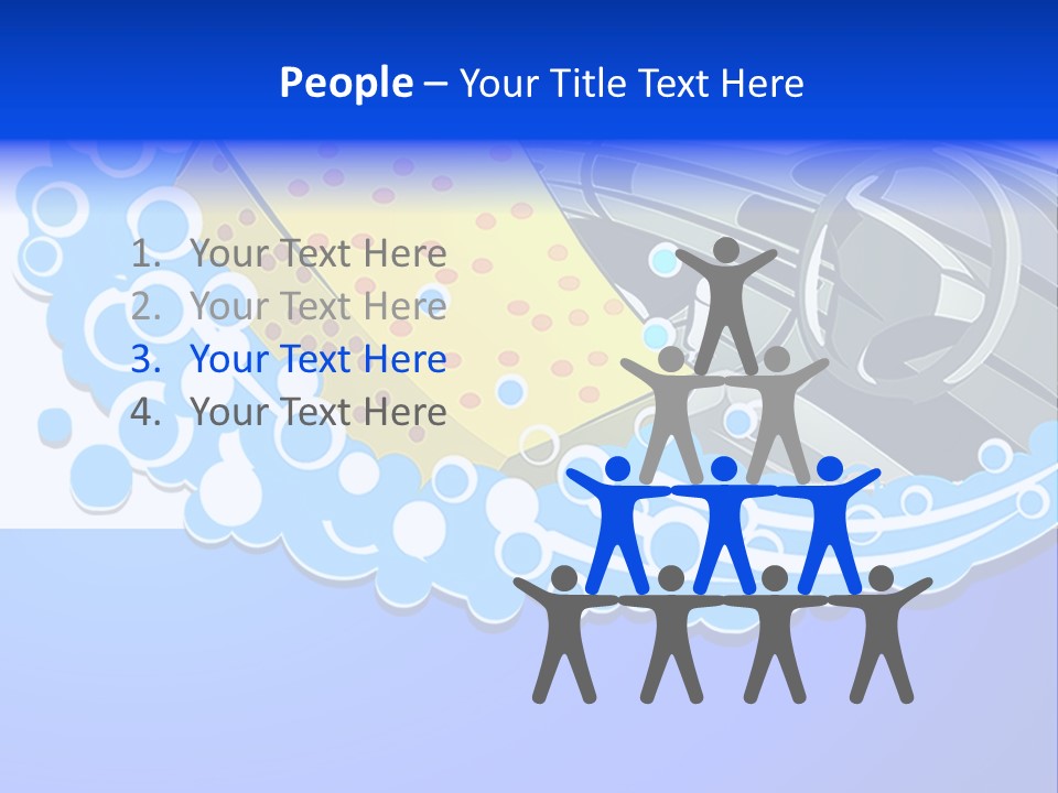Rudder Vehicle Shampoo PowerPoint Template