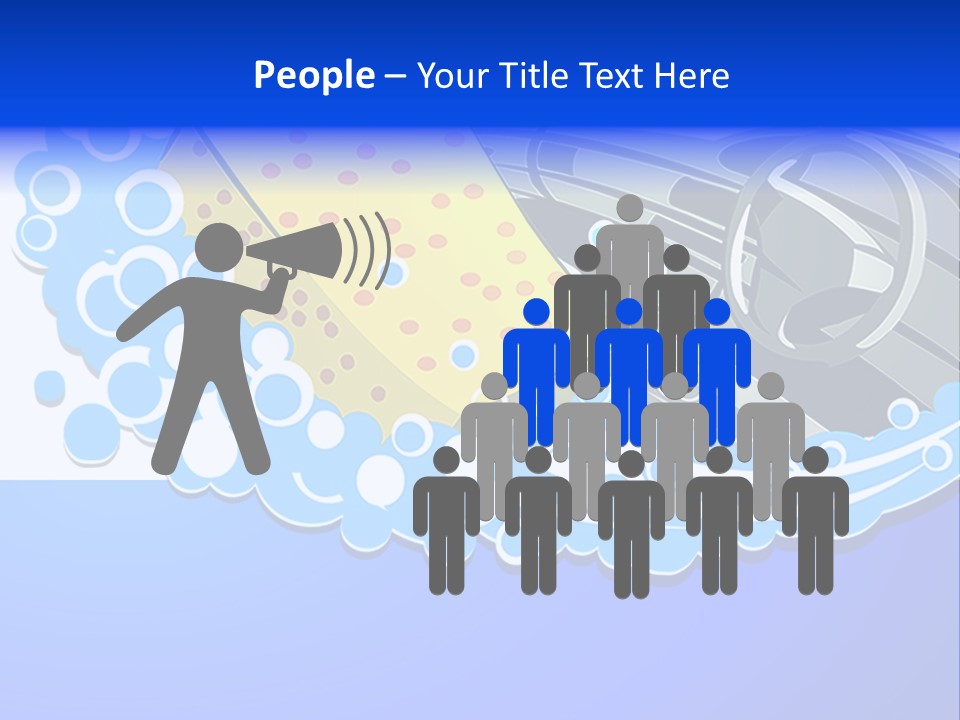 Rudder Vehicle Shampoo PowerPoint Template