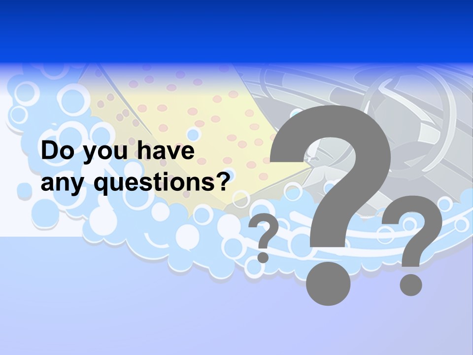 Rudder Vehicle Shampoo PowerPoint Template