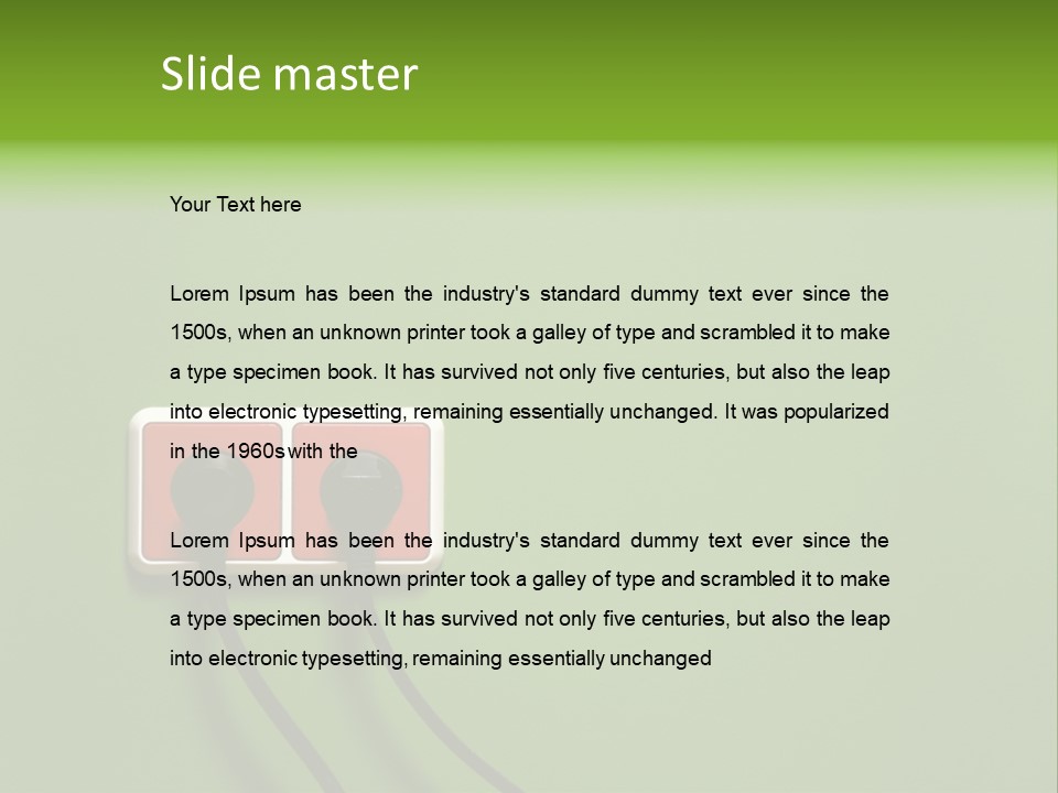 Near Each Powers PowerPoint Template