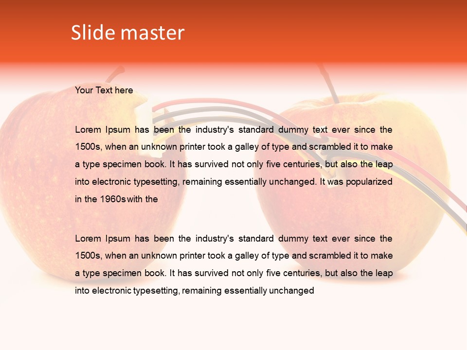 Network Environmental Cable PowerPoint Template