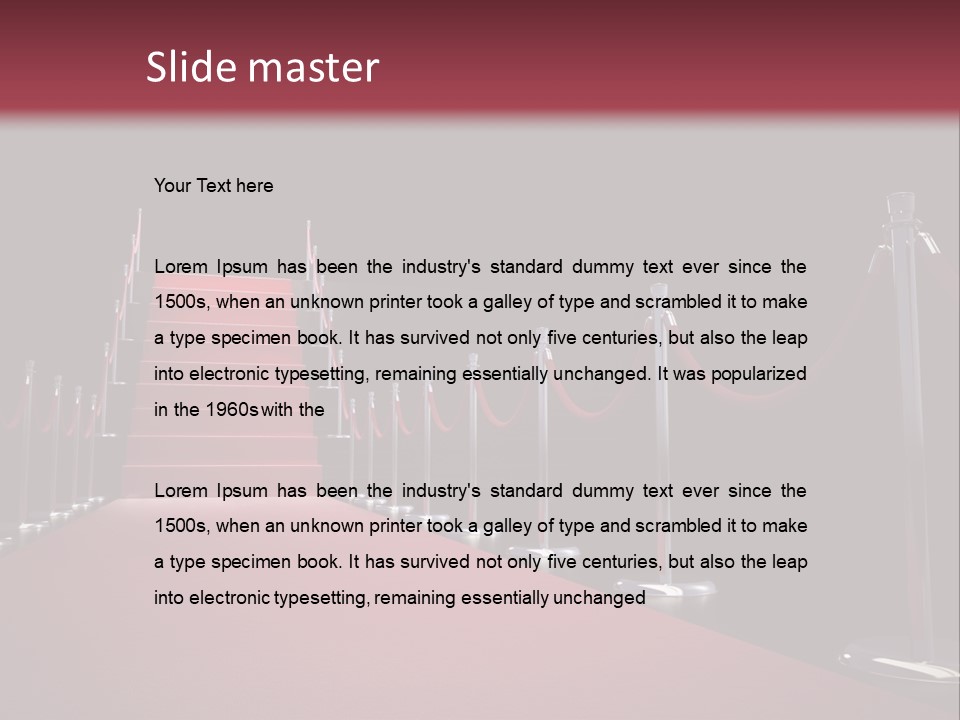 Cinema Luxury Celebration PowerPoint Template