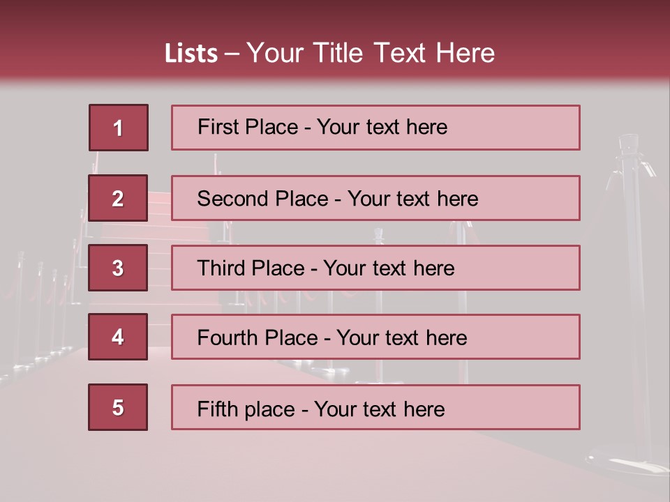 Cinema Luxury Celebration PowerPoint Template