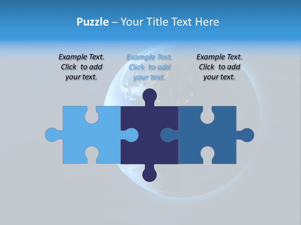 Continents Night Usa PowerPoint Template