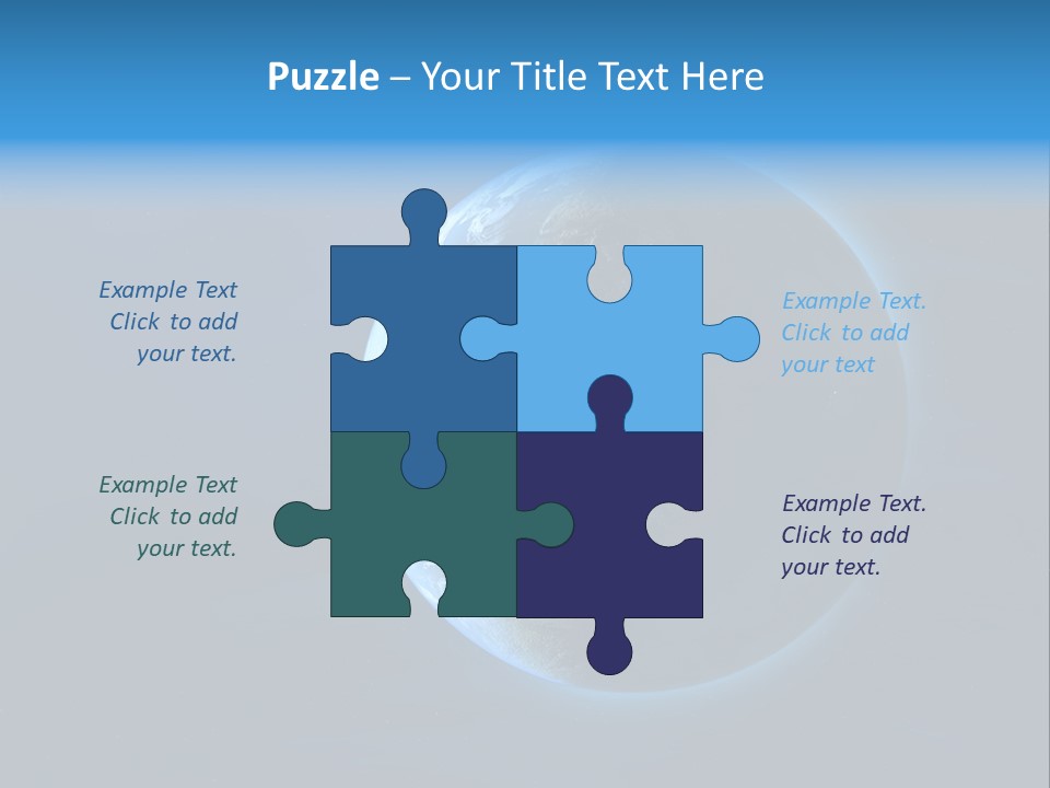 Continents Night Usa PowerPoint Template