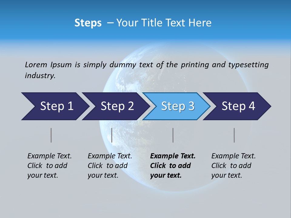 Continents Night Usa PowerPoint Template