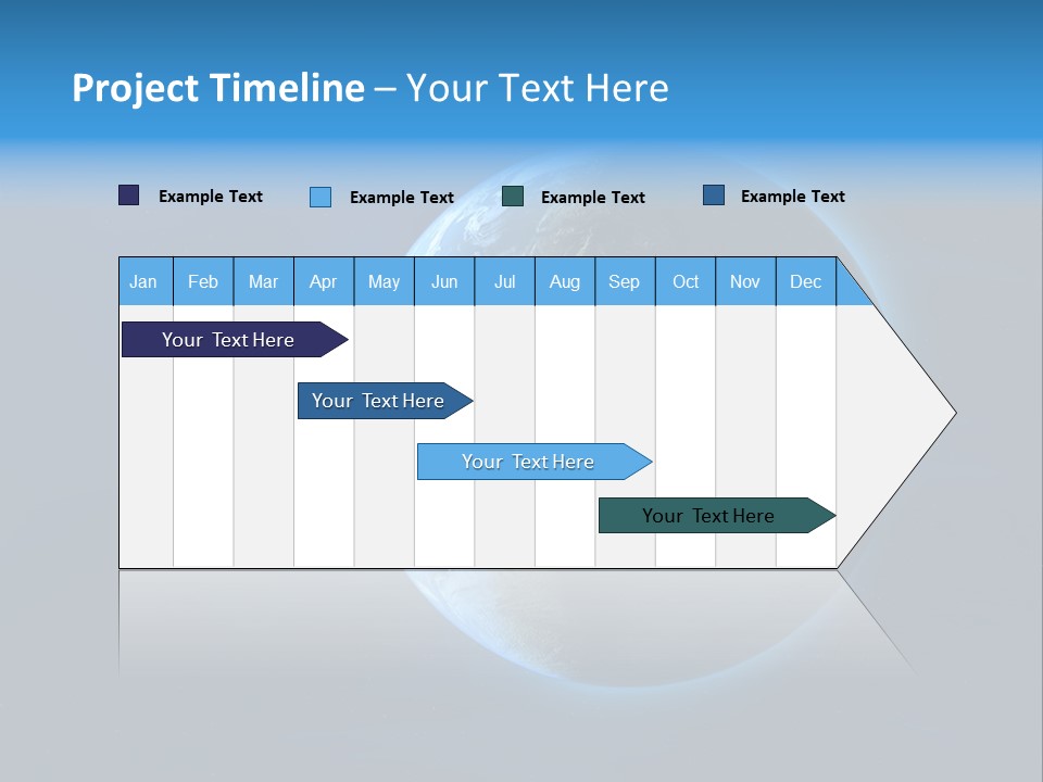 Continents Night Usa PowerPoint Template