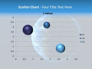 Continents Night Usa PowerPoint Template